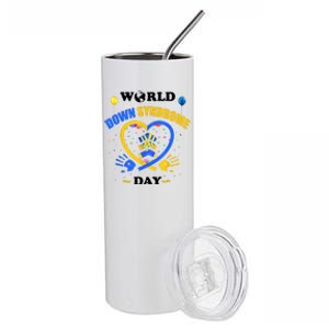 Celebrate World Down Syndrome Day Stainless Steel Tumbler