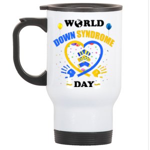 Celebrate World Down Syndrome Day Stainless Steel Travel Mug