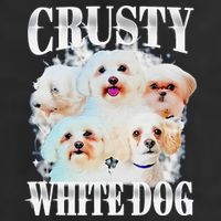 Crusty White Dog Funny For Cool Comfort Performance Bucket Hat