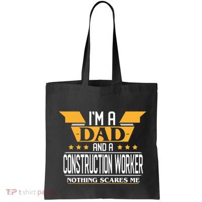 Construction Worker Dad Gift For Fathers Day Bag