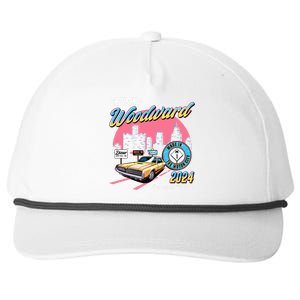 Cruisin Woodward Detroit To Pontiac 2024 Pink Version Snapback Five-Panel Rope Hat