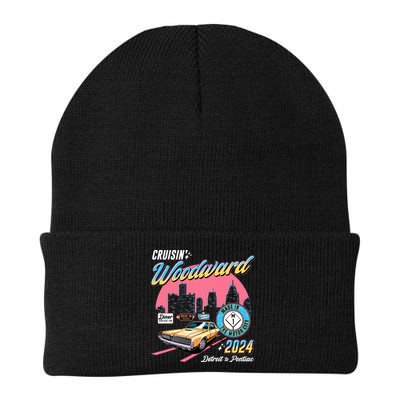 Cruisin Woodward Detroit To Pontiac 2024 Pink Version Beanie