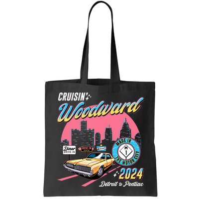 Cruisin Woodward Detroit To Pontiac 2024 Pink Version Bag