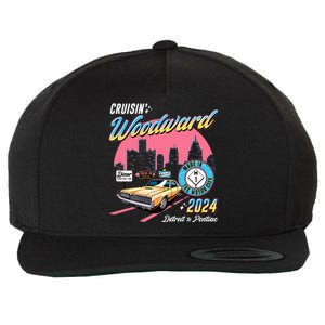 Cruisin Woodward Detroit To Pontiac 2024 Pink Version Wool Snapback Cap