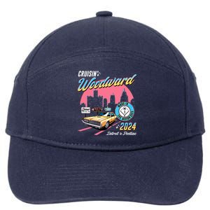 Cruisin Woodward Detroit To Pontiac 2024 Pink Version 7-Panel Snapback Hat