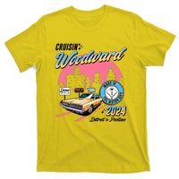 Cruisin Woodward Detroit To Pontiac 2024 Pink Version T-Shirt