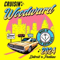 Cruisin Woodward Detroit To Pontiac 2024 Pink Version 11oz C Handle Ceramic Mug