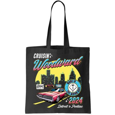 Cruisin Woodward Detroit To Pontiac 2024 Yellow Version Bag