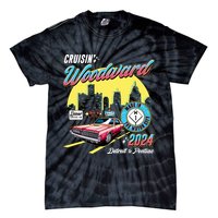 Cruisin Woodward Detroit To Pontiac 2024 Yellow Version Tie-Dye T-Shirt