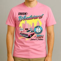 Cruisin Woodward Detroit To Pontiac 2024 Yellow Version T-Shirt