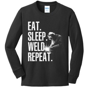 Cool Welding Design For Men Women Welder Welding Weld Lover Kids Long Sleeve Shirt