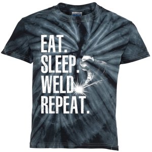 Cool Welding Design For Men Women Welder Welding Weld Lover Kids Tie-Dye T-Shirt