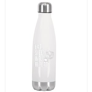 Cool Welding Design For Men Women Welder Welding Weld Lover Stainless Steel Insulated Water Bottle