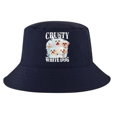 Crusty White Dog Funny For Women Cool Comfort Performance Bucket Hat