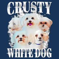 Crusty White Dog Funny For Women Bucket Hat