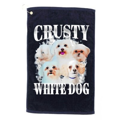 Crusty White Dog Funny For Women Golf Towel