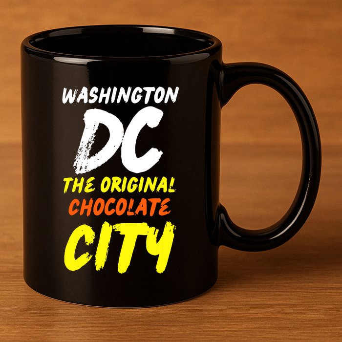 Cool Washington Dc The Original Chocolate City Design 11oz C Handle Ceramic Mug