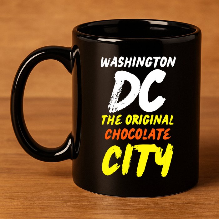 Cool Washington Dc The Original Chocolate City Design 11oz C Handle Ceramic Mug