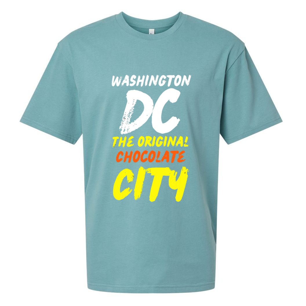 Cool Washington Dc The Original Chocolate City Design Sueded Cloud Jersey T-Shirt