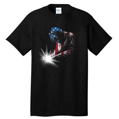 Cool Welder Design For Men Women Welding Weld Metal Welder Tall T-Shirt