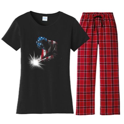 Cool Welder Design For Men Women Welding Weld Metal Welder Women's Flannel Pajama Set