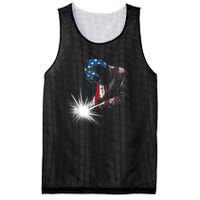 Cool Welder Design For Men Women Welding Weld Metal Welder Mesh Reversible Basketball Jersey Tank