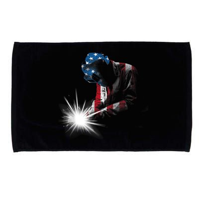 Cool Welder Design For Men Women Welding Weld Metal Welder Microfiber Hand Towel