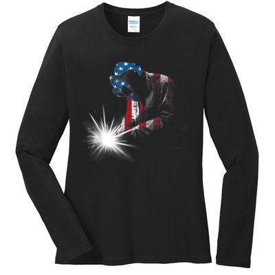 Cool Welder Design For Men Women Welding Weld Metal Welder Ladies Long Sleeve Shirt