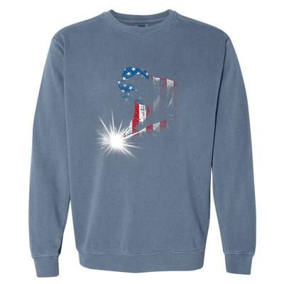 Cool Welder Design For Men Women Welding Weld Metal Welder Garment-Dyed Sweatshirt