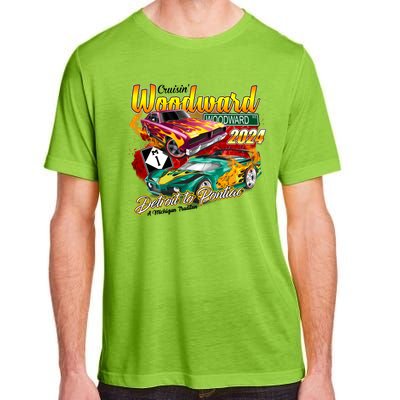 Cruisin Woodward Detroit To Pontiac A Michigan Tradition 2024 Adult ChromaSoft Performance T-Shirt