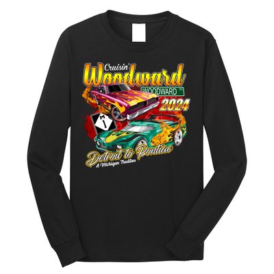 Cruisin Woodward Detroit To Pontiac A Michigan Tradition 2024 Long Sleeve Shirt