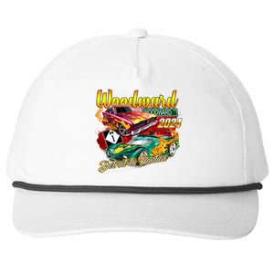 Cruisin Woodward Detroit To Pontiac A Michigan Tradition 2024 Snapback Five-Panel Rope Hat