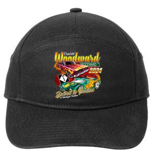 Cruisin Woodward Detroit To Pontiac A Michigan Tradition 2024 7-Panel Snapback Hat