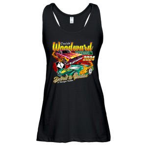 Cruisin Woodward Detroit To Pontiac A Michigan Tradition 2024 Ladies Essential Flowy Tank