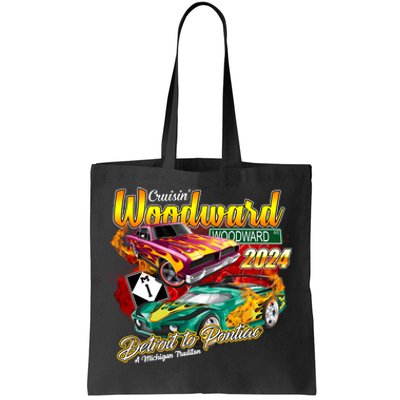 Cruisin Woodward Detroit To Pontiac A Michigan Tradition 2024 Tote Bag