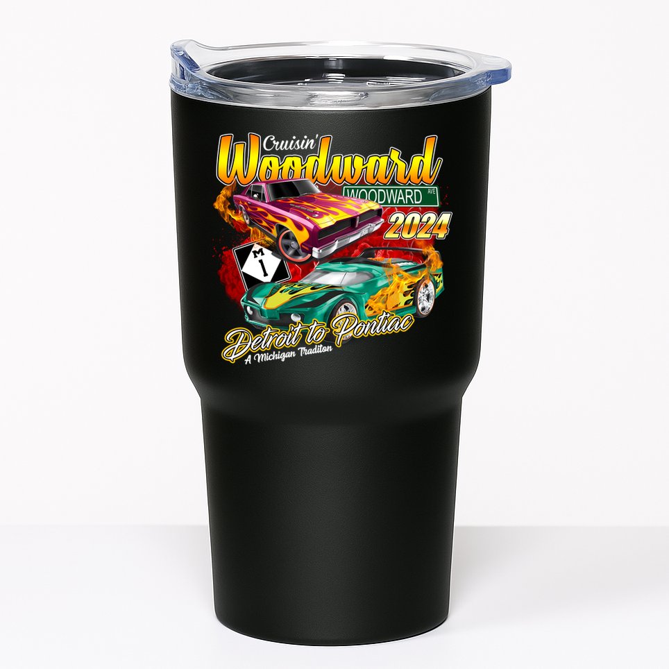 Cruisin Woodward Detroit To Pontiac A Michigan Tradition 2024 Tumbler