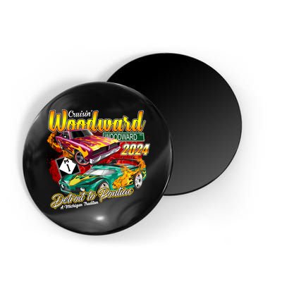 Cruisin Woodward Detroit To Pontiac A Michigan Tradition 2024 Magnet