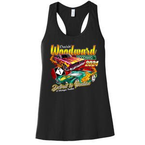 Cruisin Woodward Detroit To Pontiac A Michigan Tradition 2024 Women's Racerback Tank