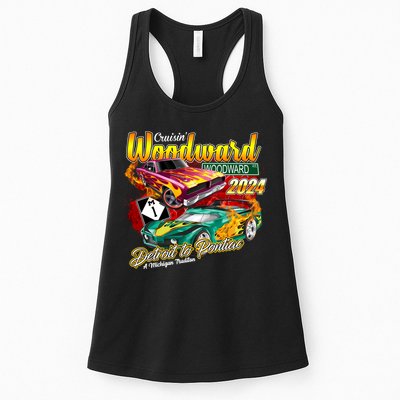 Cruisin Woodward Detroit To Pontiac A Michigan Tradition 2024 Womens Tank Top