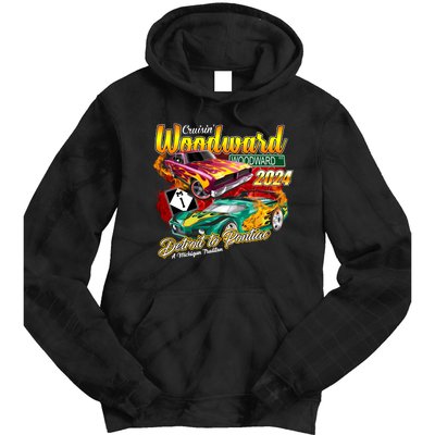 Cruisin Woodward Detroit To Pontiac A Michigan Tradition 2024 Tie Dye Hoodie