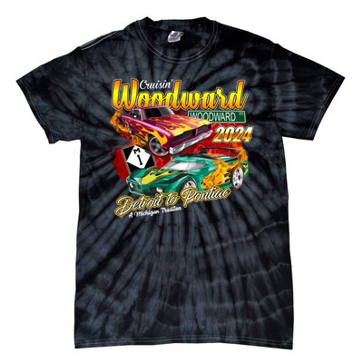 Cruisin Woodward Detroit To Pontiac A Michigan Tradition 2024 Tie-Dye T-Shirt