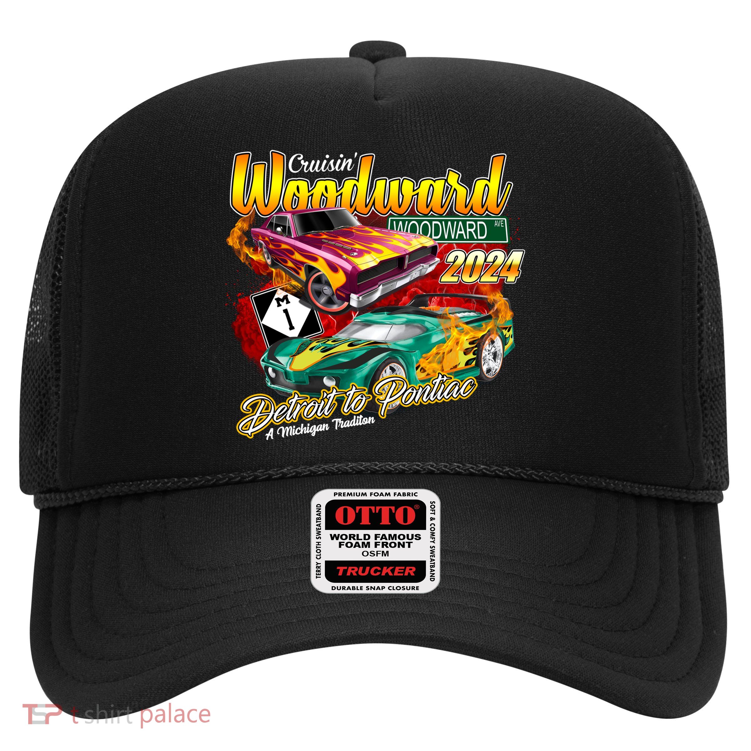 Cruisin Woodward Detroit To Pontiac A Michigan Tradition 2024 Trucker Hat