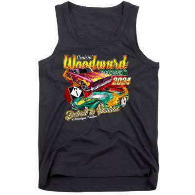 Cruisin Woodward Detroit To Pontiac A Michigan Tradition 2024 Tank Top