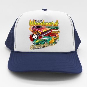 Cruisin Woodward Detroit To Pontiac A Michigan Tradition 2024 Trucker Hat