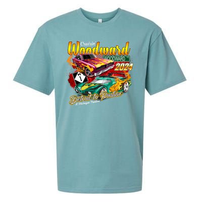 Cruisin Woodward Detroit To Pontiac A Michigan Tradition 2024 Sueded Cloud Jersey T-Shirt