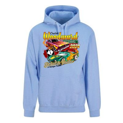 Cruisin Woodward Detroit To Pontiac A Michigan Tradition 2024 Unisex Surf Hoodie