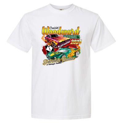 Cruisin Woodward Detroit To Pontiac A Michigan Tradition 2024 Garment-Dyed Heavyweight T-Shirt