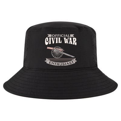 Civil War Enthusiast American Lover US Reenactor Cool Comfort Performance Bucket Hat