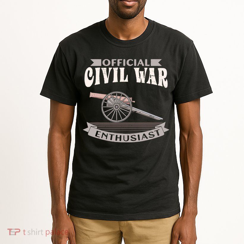 Civil War Enthusiast American Lover US Reenactor Tall T-Shirt
