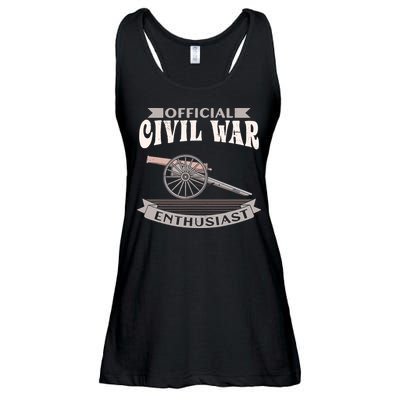 Civil War Enthusiast American Lover US Reenactor Ladies Essential Flowy Tank